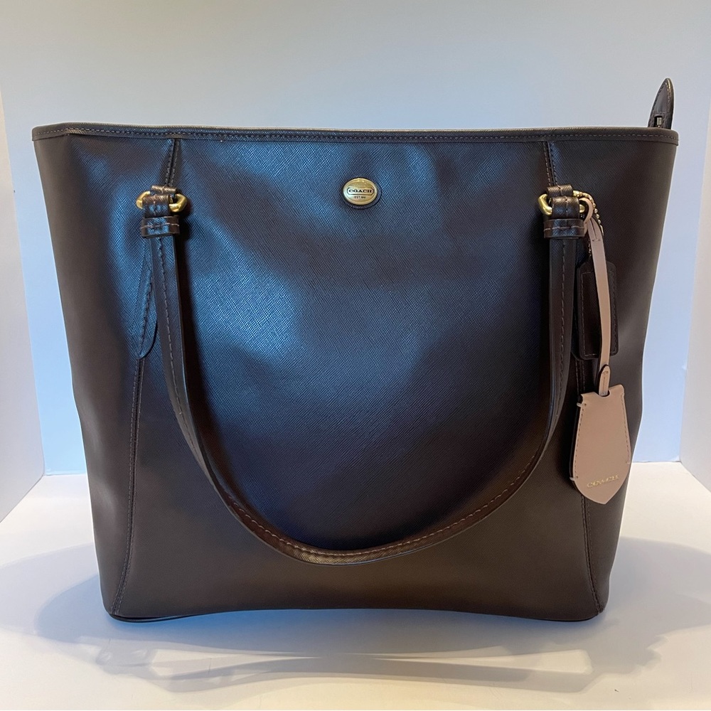Coach Brown Leather Tote